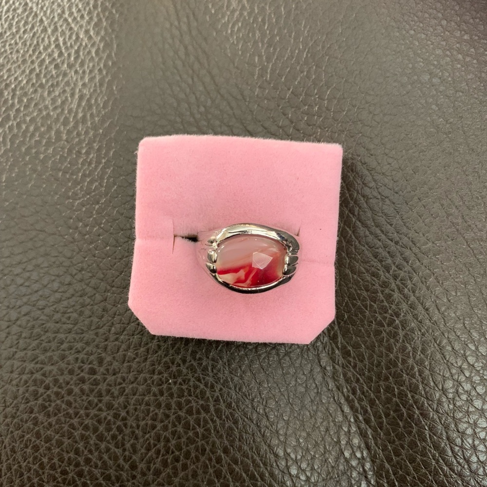 Silver plated ring